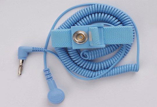 浅蓝色单回路静电手腕带