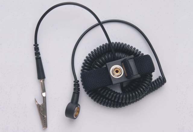 单回路带鳄鱼夹防静电有绳手环