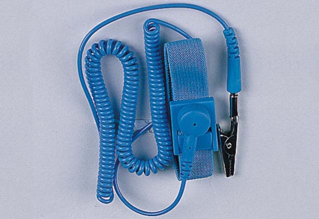 单回路带鳄鱼夹防静电有绳手环